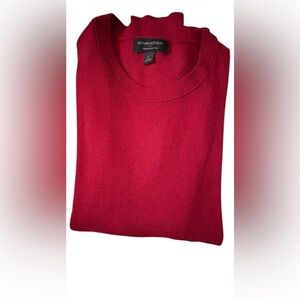 Banana Republic Vibrant Red Men’s Crewneck Sweater
